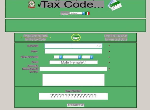 Cómo calcular el código de impuestos