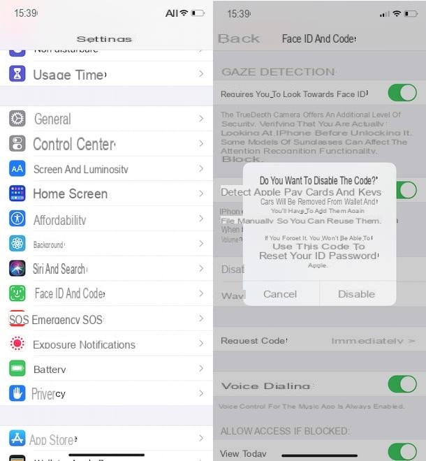 How to remove iPhone code